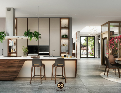 Dự Án Thi Công Nội Thất Phòng Bếp