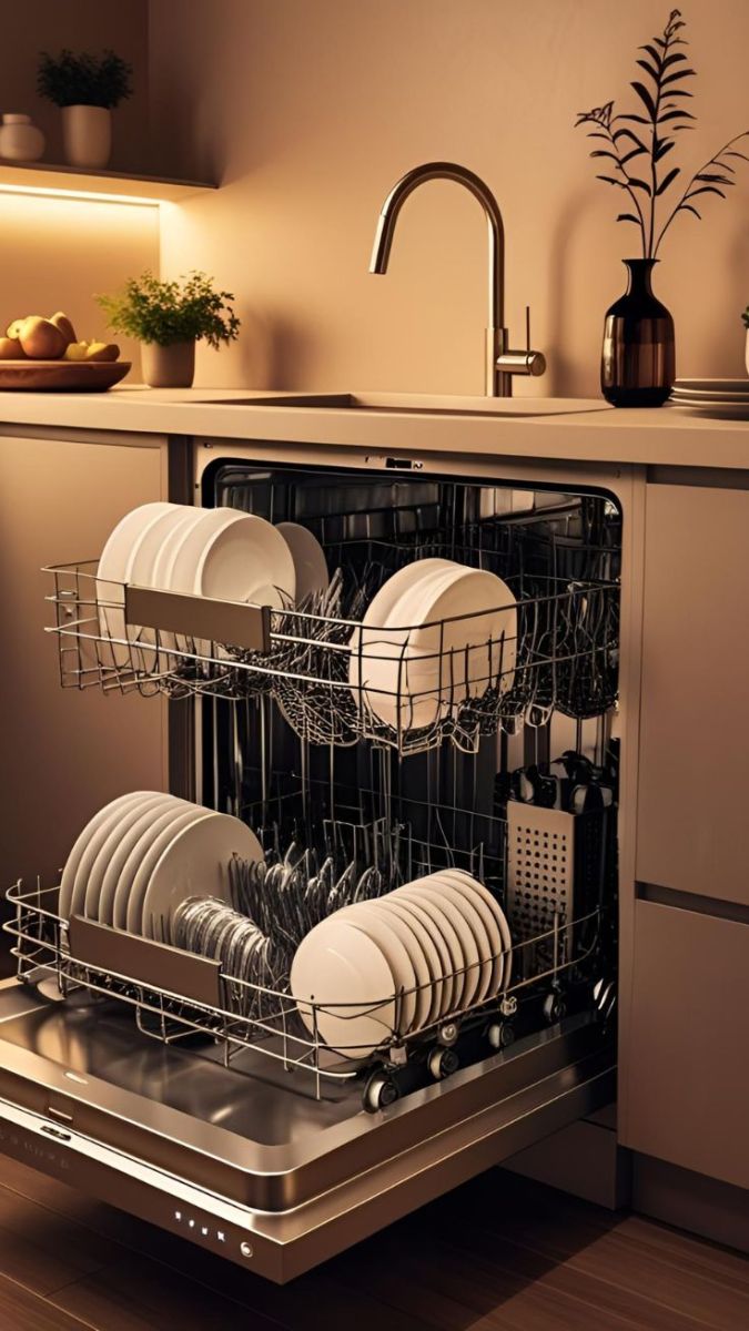Sắp xếp chén đĩa sai chiều và sai cách