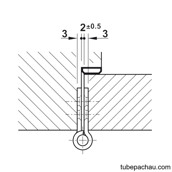 Bản Lề Lá 2 Vòng Bi 120Kg Hafele 926.98.043