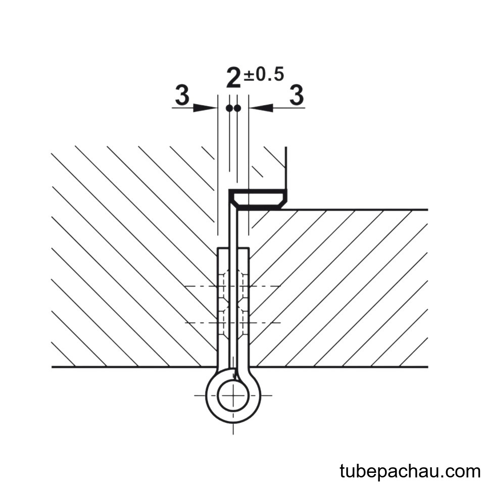Bản Lề Lá 2 Vòng Bi 120Kg Hafele 926.98.063