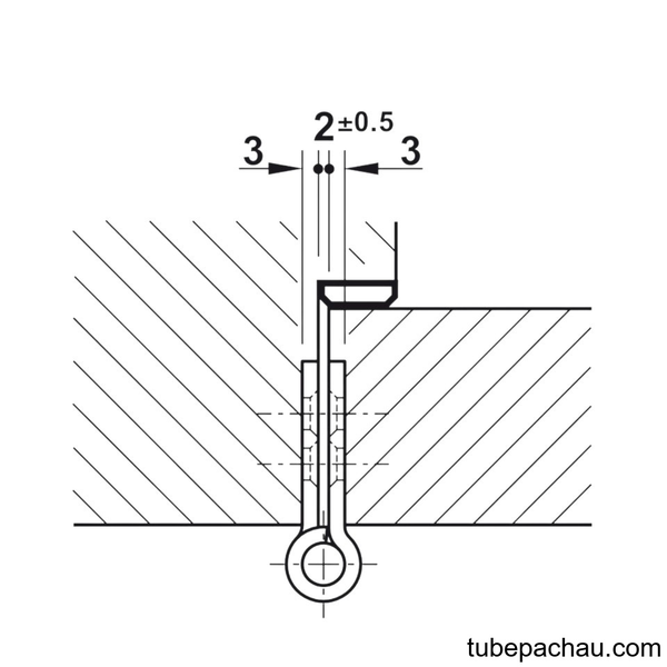 Bản Lề Lá 2 Vòng Bi Hafele 926.98.133