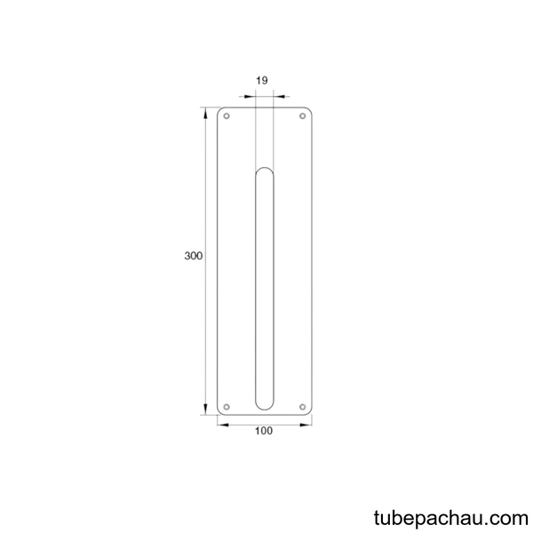 Bảng Kéo Cửa Pull Với Tay Nắm Hafele 987.11.203