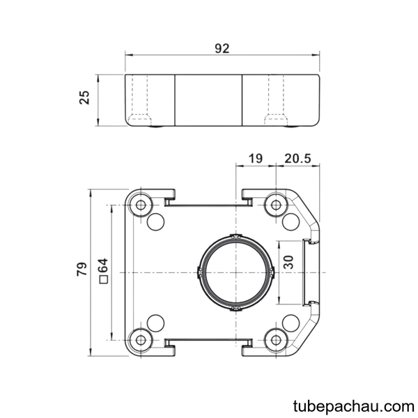 Bas Đế Chân Tủ Hafele 637.38.287