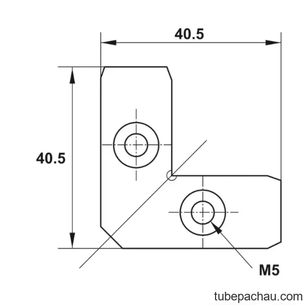 Bas Nối Góc Hafele 260.26.997