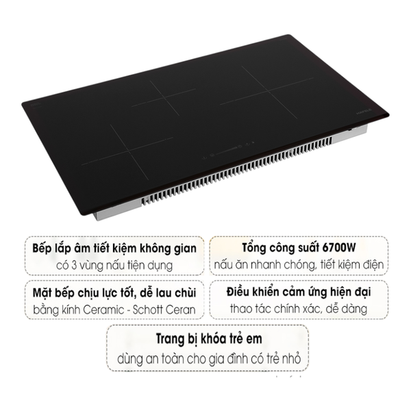 Bếp Từ 3 Vùng Nấu HC-I773D Hafele 536.01.905