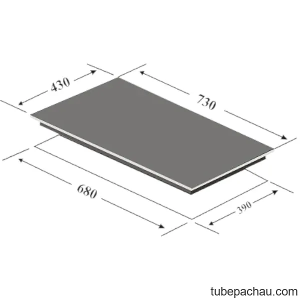 Bếp từ đôi Canzy CZ 58MS lắp âm