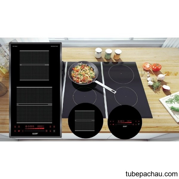 Bếp từ đôi Domino Kaff KF-H33DIS lắp âm