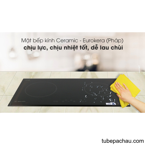 Bếp từ đôi Malloca MH02ID