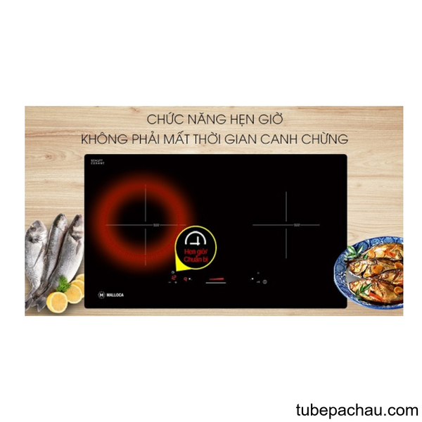 Bếp từ đôi Malloca MI732SL