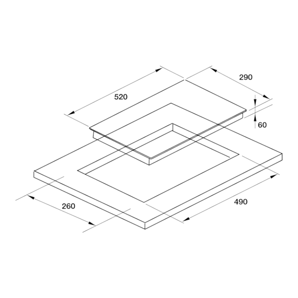 Bếp Từ Domino HC-I302B Hafele 536.61.770