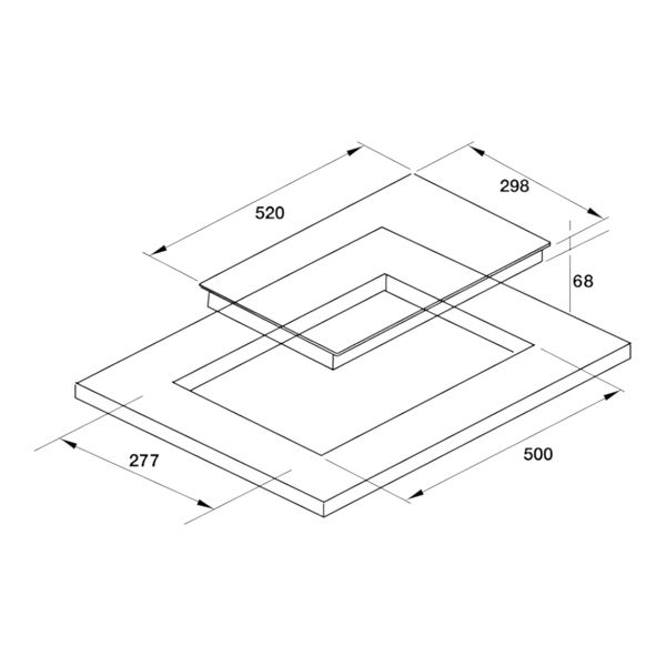 Bếp Từ Domino HC-I302D Hafele 536.01.900