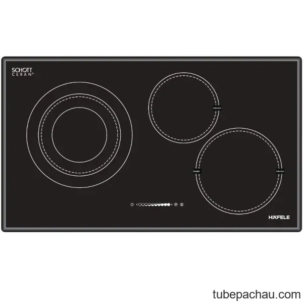 Bếp từ kết hợp điện 3 vùng nấu Hafele HC-M773A 536.01.705