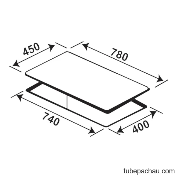 Bếp từ kết hợp hồng ngoại Kaff KF-IH6003IH