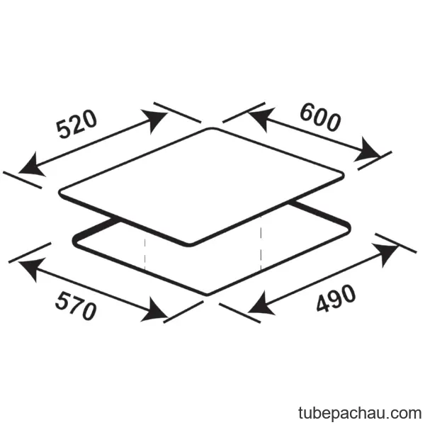 Bếp từ kết hợp hồng ngoại Kaff KF-SQ48QH Plus