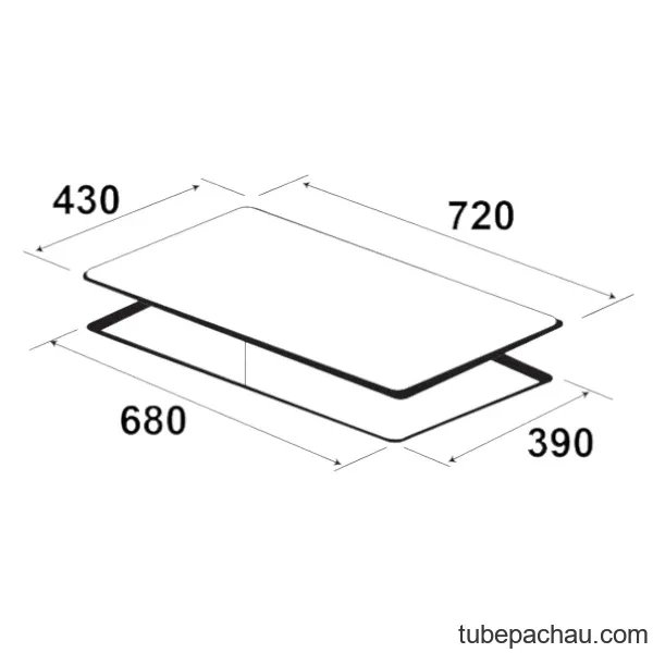 Bếp từ kết hợp hồng ngoại kết hợp Kaff KF - 179IC