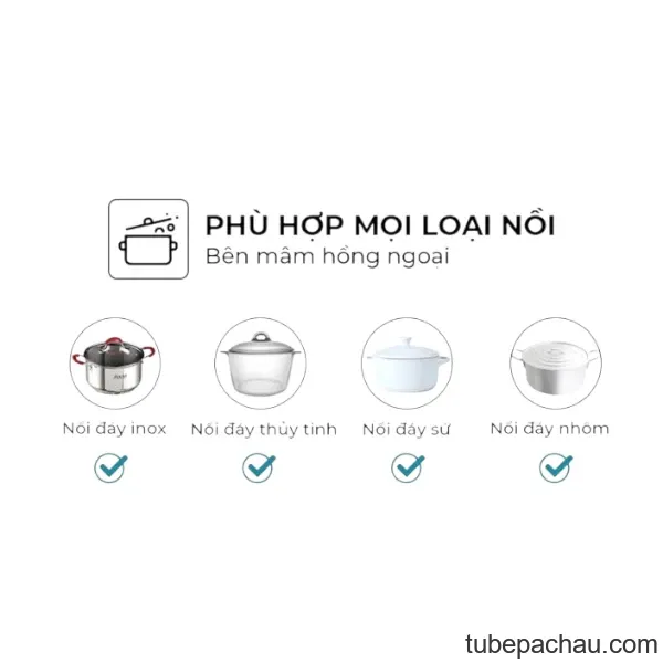 Bếp từ kết hợp hồng ngoại Malloca MH04IRS