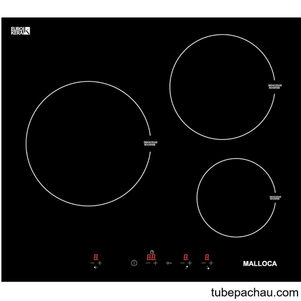 Bếp từ Malloca 3 vùng nấu MH-03I lắp âm
