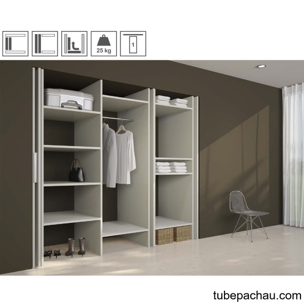Bộ Phụ Kiện Cửa 25Kg Concepta Hafele 408.30.045