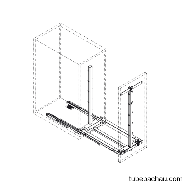 Bộ Rổ Kéo Dipensa Junior III 400mm Hafele 545.11.573