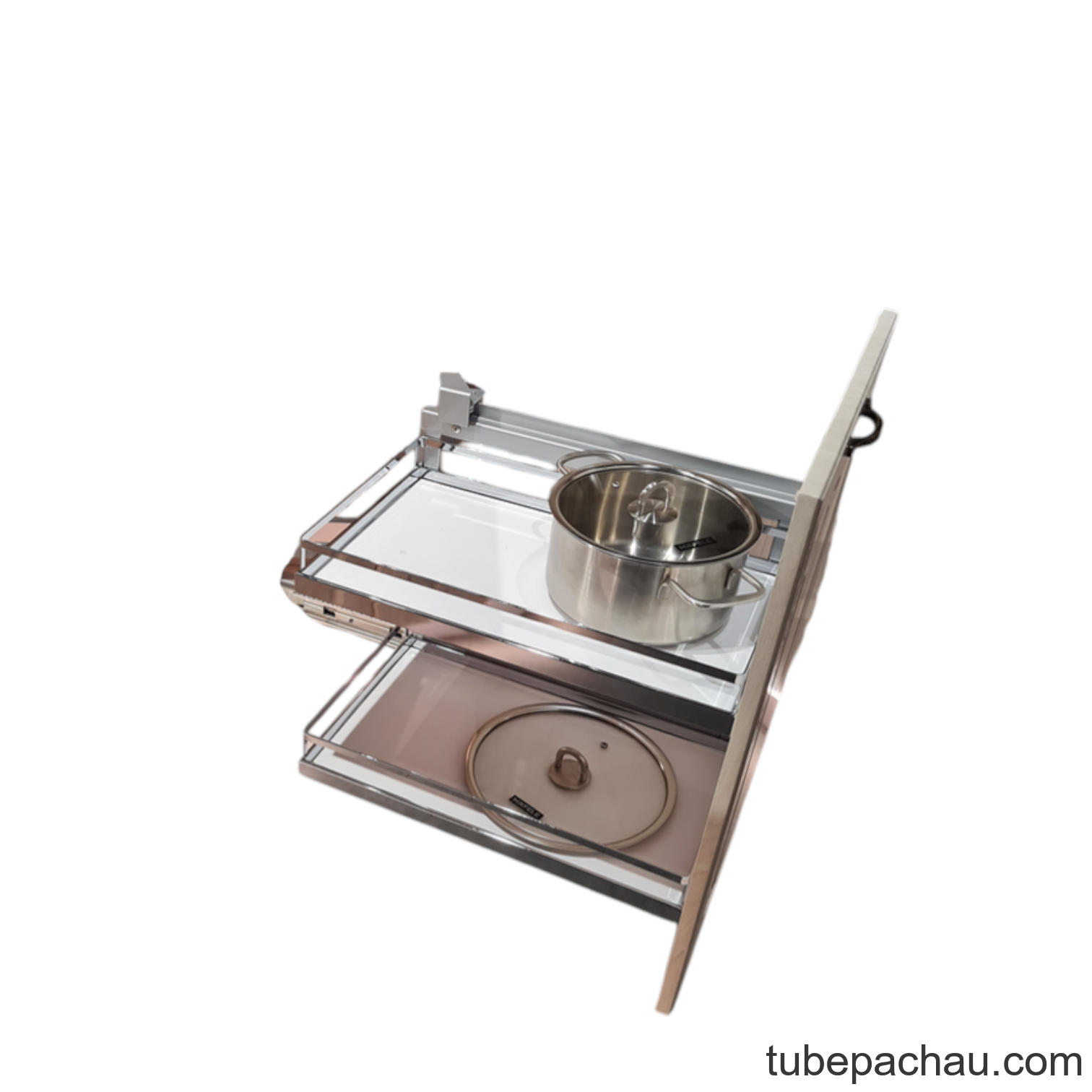 Bộ Rổ Kéo Magic Corner Xoay Phải Hafele 546.17.005