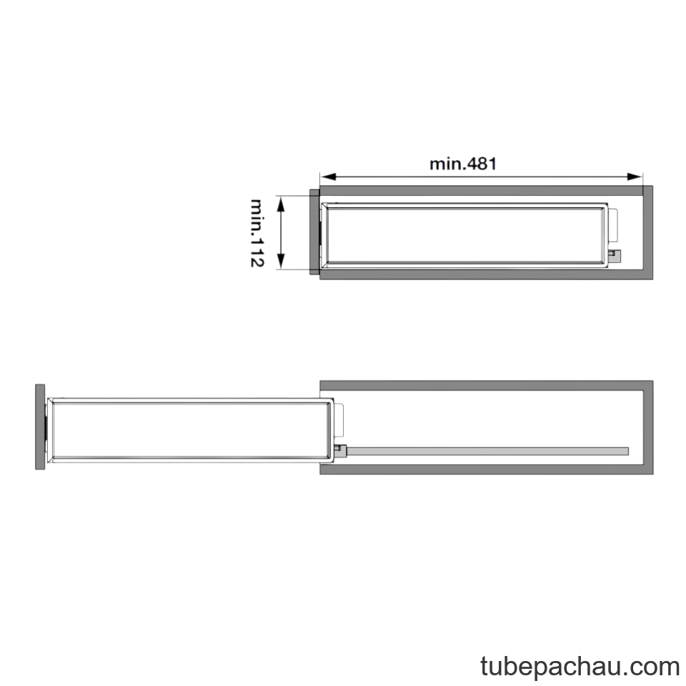 Bộ Rổ Kéo Số 15 R150mm Hafele 549.24.620