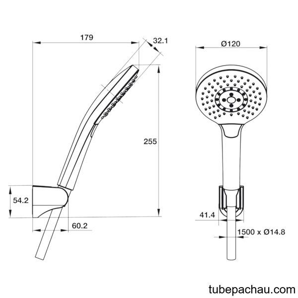 Bộ Sen Tay AirSense 120R Hafele 485.60.051