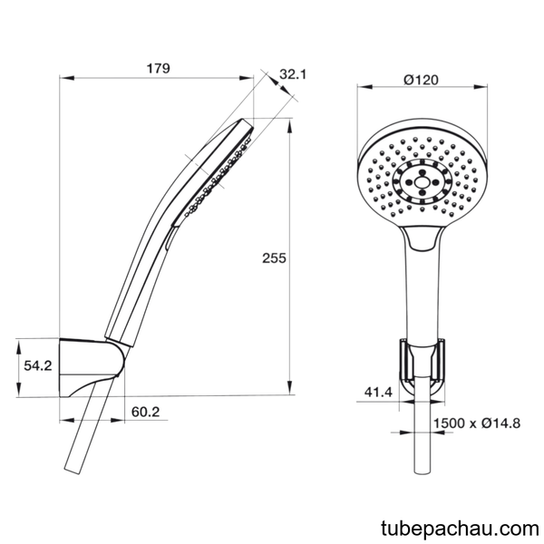 Bộ Sen Tay AirSense 120R Hafele 485.60.052