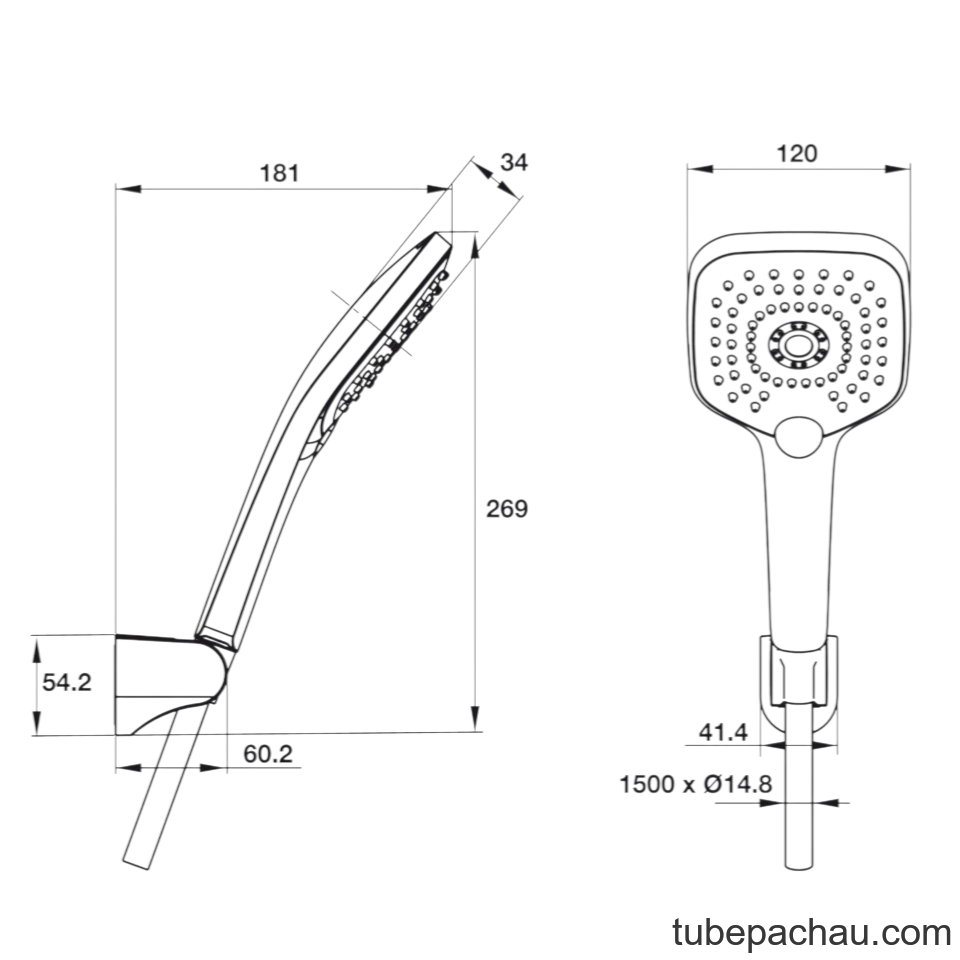 Bộ Sen Tay AirSense 120S Hafele 485.60.610