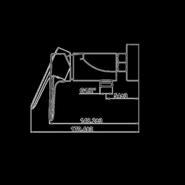 Bộ Trộn Nổi 1 Đường Nước Kobe Hafele 589.15.006