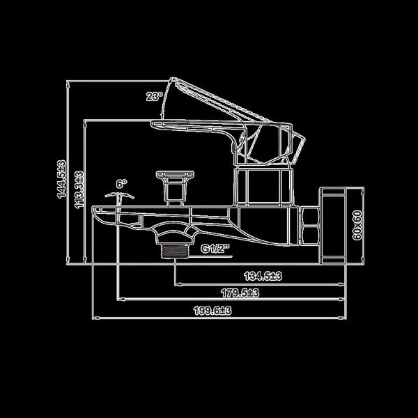 Bộ Trộn Nổi 2 Đường Nước Kobe Hafele 589.15.005