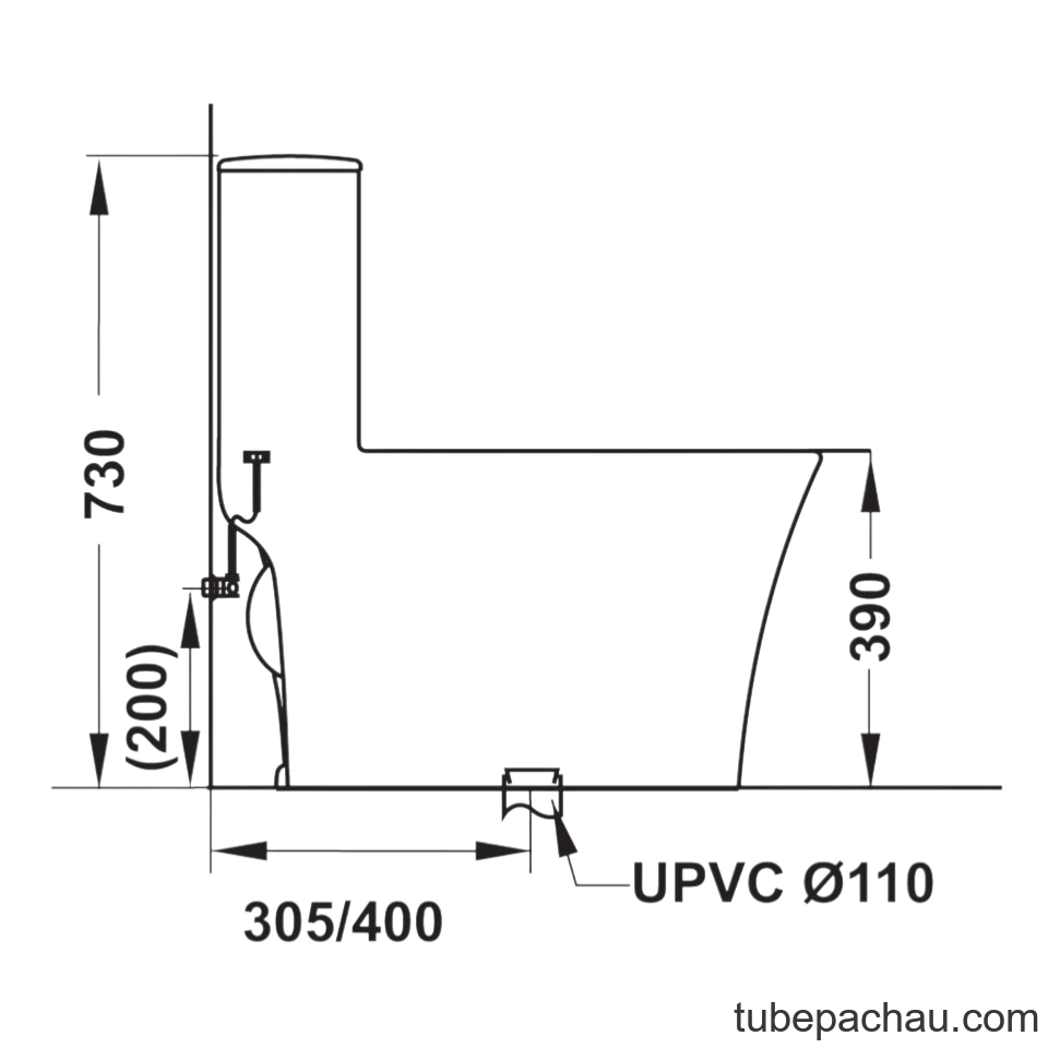 Bồn Cầu 1 Khối Sapporo Hafele 588.79.407