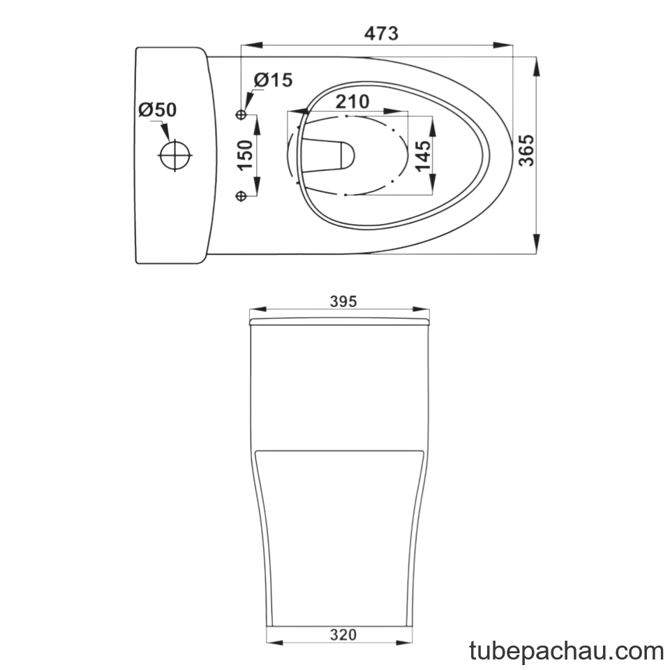 Bồn Cầu 1 Khối Sapporo Hafele 588.79.409