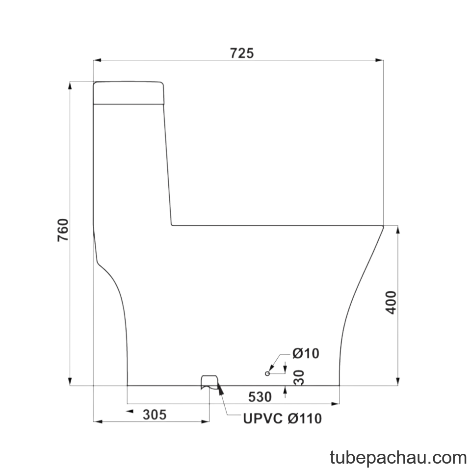 Bồn Cầu 1 Khối Sapporo Hafele 588.79.412