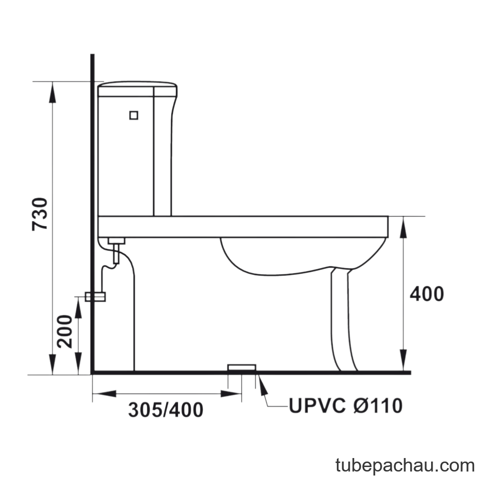 Bồn Cầu 1 Khối Victoria Hafele 588.79.403