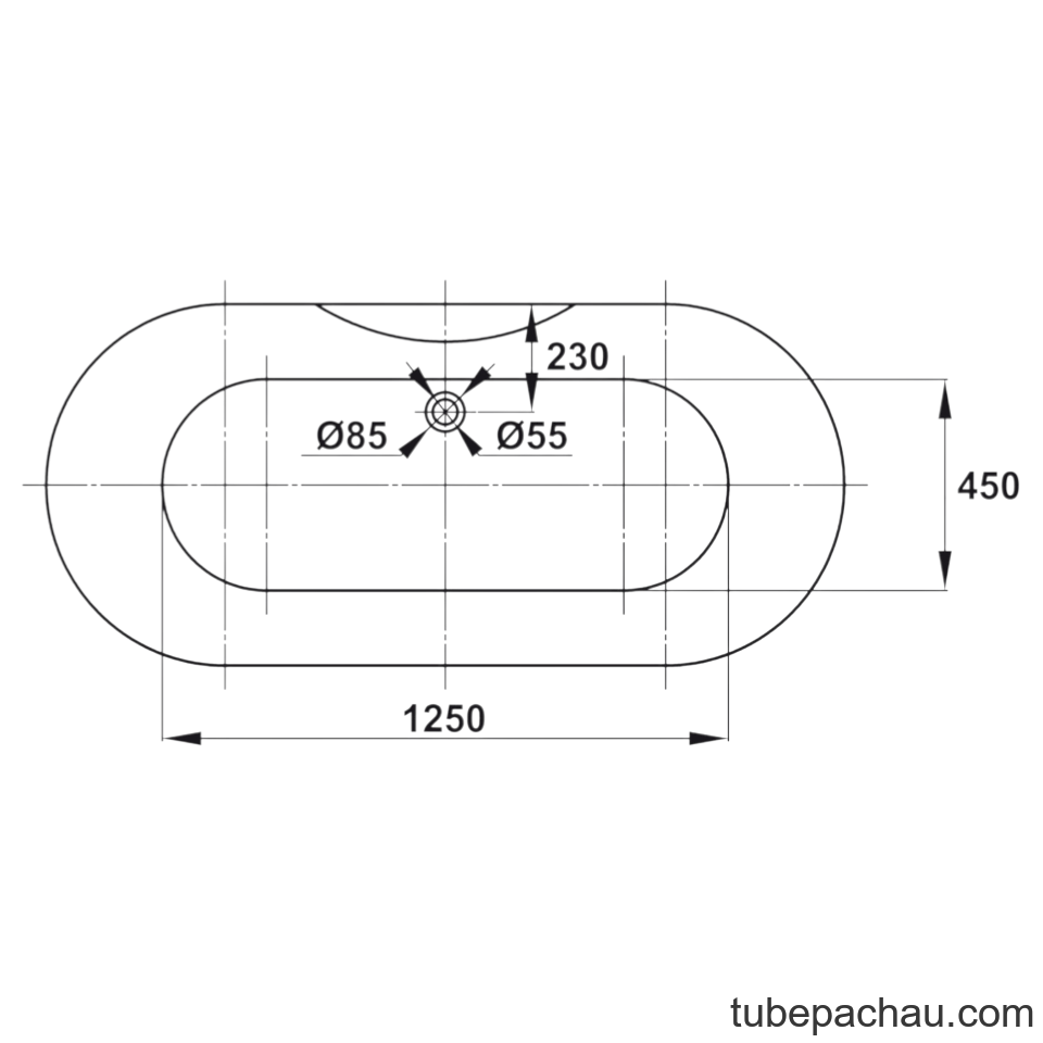 Bồn Tắm Âm Hafele 588.55.603