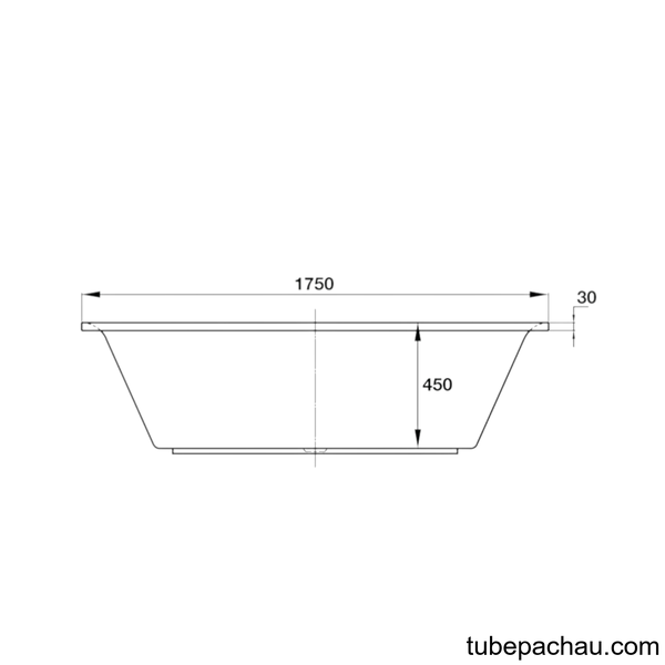 Bồn Tắm Âm Vuông Hafele 588.55.611