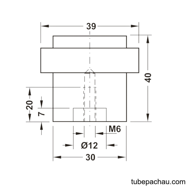 Chặn Cửa Gắn Sàn Hafele 937.55.100