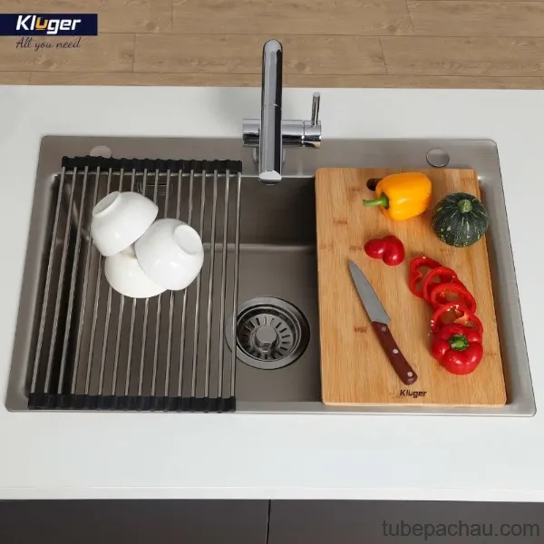Chậu rửa bát 1 hố Kluger KF8121S-S75