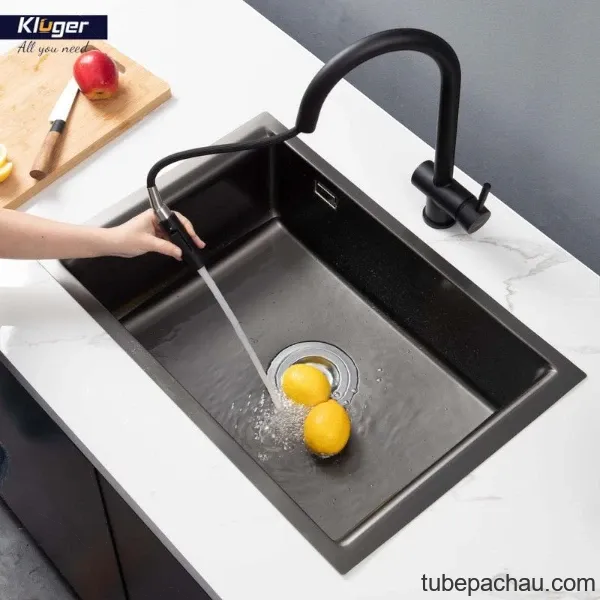 Chậu rửa bát 1 hố Kluger KU8121B-S68