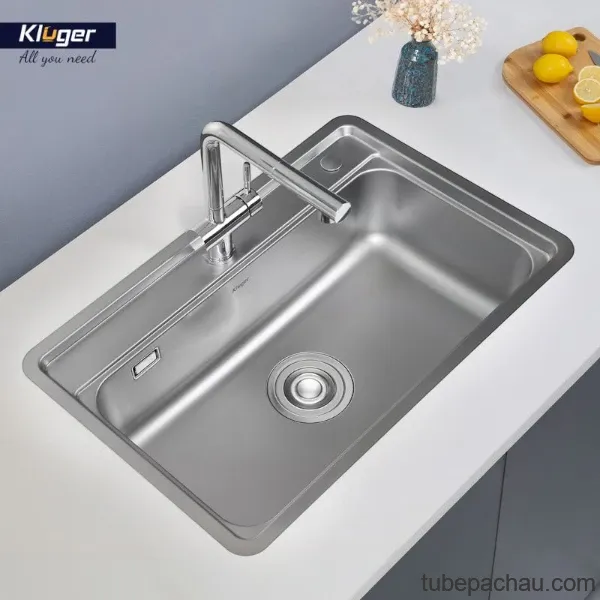 Chậu rửa bát 1 hố Kluger KW8101FS-S72