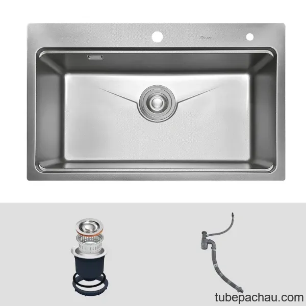 Chậu rửa bát 1 hố Kluger KW8181FS-S81 Plus