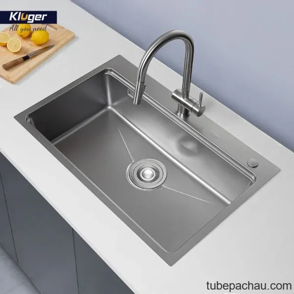 Chậu rửa bát 1 hố Kluger KW8181FS-S81 Plus