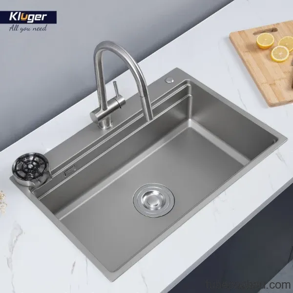 Chậu rửa bát 1 hố Kluger KWU8161FB-S76