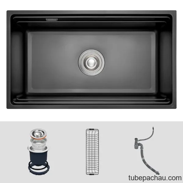 Chậu rửa bát 1 hố Kluger KWU8161FS-S76 Plus