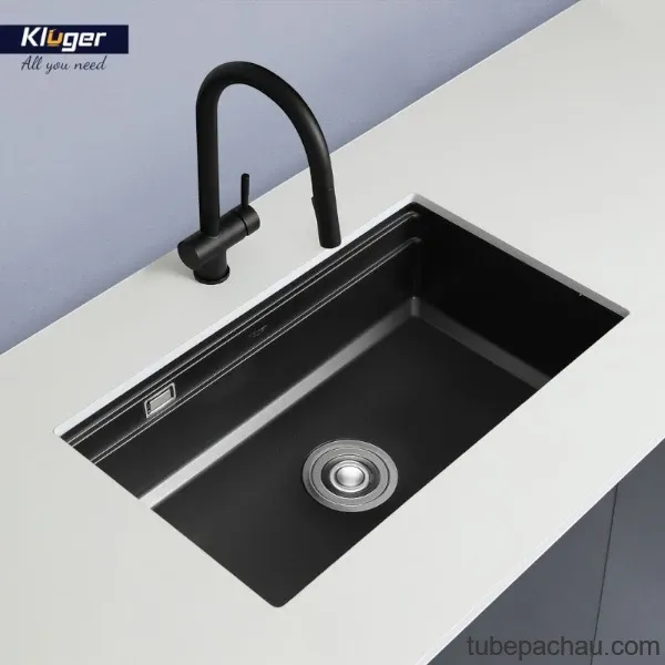 Chậu rửa bát 1 hố Kluger KWU8161FS-S76 Plus