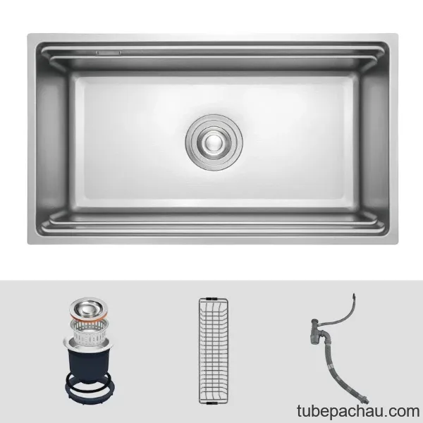 Chậu rửa bát 1 hố Kluger KWU8161FS-S76