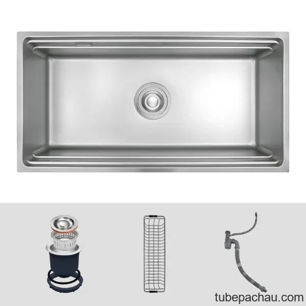 Chậu rửa bát 1 hố Kluger KWU8161FS-S86 Plus