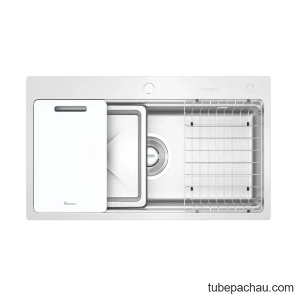 Chậu rửa bát 1 hố Konox KN8751TS Dekor
