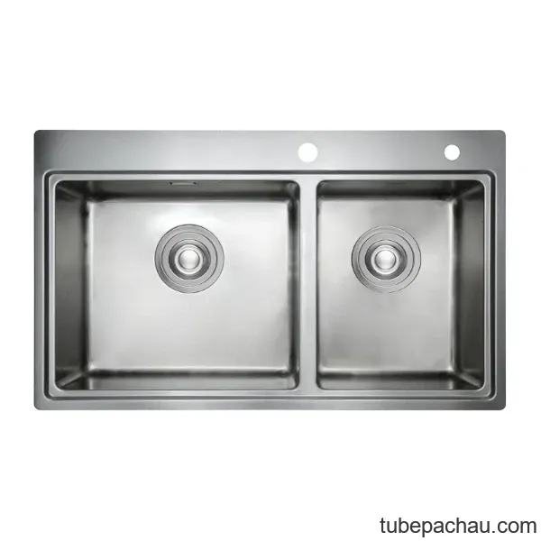 Chậu rửa bát 2 hố Kluger KW8211S-S84