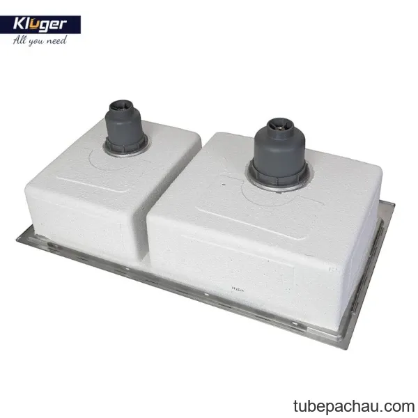 Chậu rửa bát 2 hố Kluger KW8211S-S84